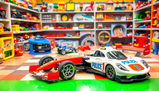 Discover the Thrilling Racing Parts Police F1 Toy at ChildrenToyStore.com