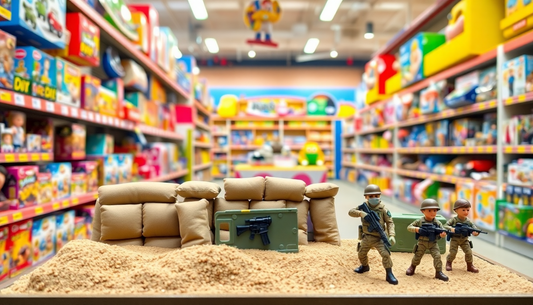Unleash Your Child's Inner Military Hero with the Military Special Forces Sandbag Weapon Box from ChildrenToyStore.com