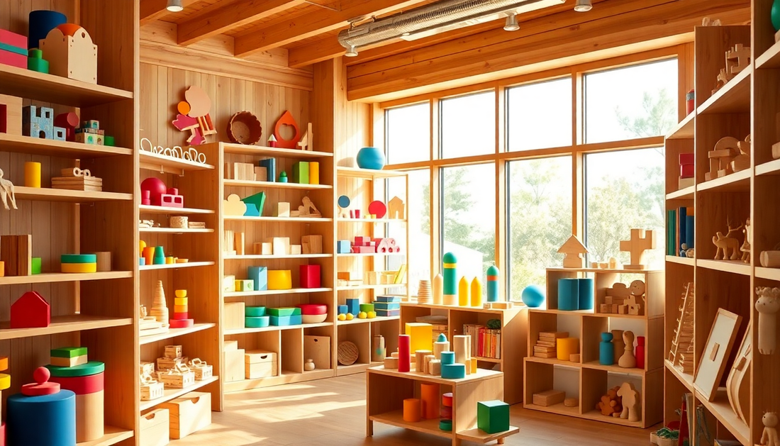 Unlock Your Child's Potential with Wooden Montessori Geometric Shape Toys from ChildrenToyStore.com
