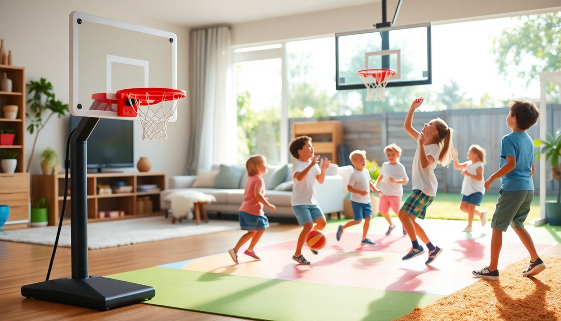 Elevate Your Child's Playtime with Our Liftable Basketball Hoop Toys