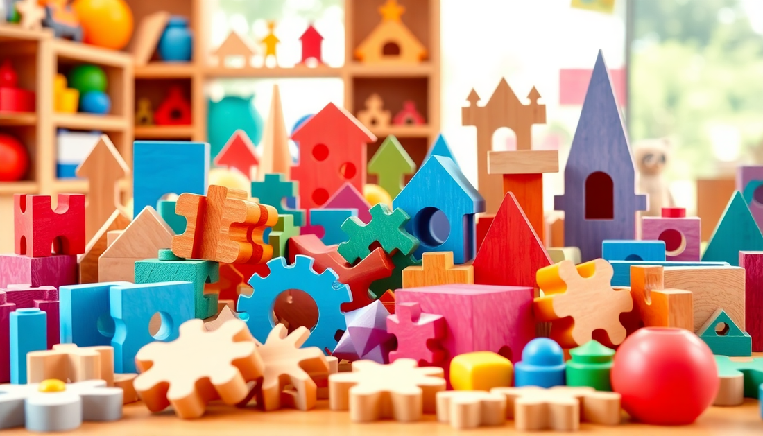 Unlock Your Child's Potential with Colorful 3D Puzzle Wooden Toys from Children Toys Store