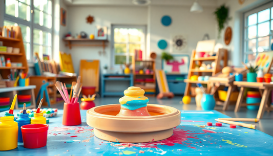 Discover the Best Pottery Wheel Kit for Kids at ChildrenToyStore.com