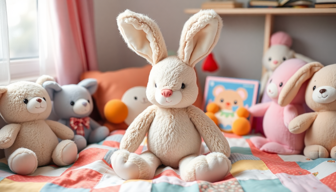 Discover the Comfort and Joy of the Kids Toys Rabbit Plush Toy at ChildrenToysStore.com