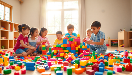 Children's Fashion Simple Building Blocks Assembled Model Toys at ChildrenToysStore.com