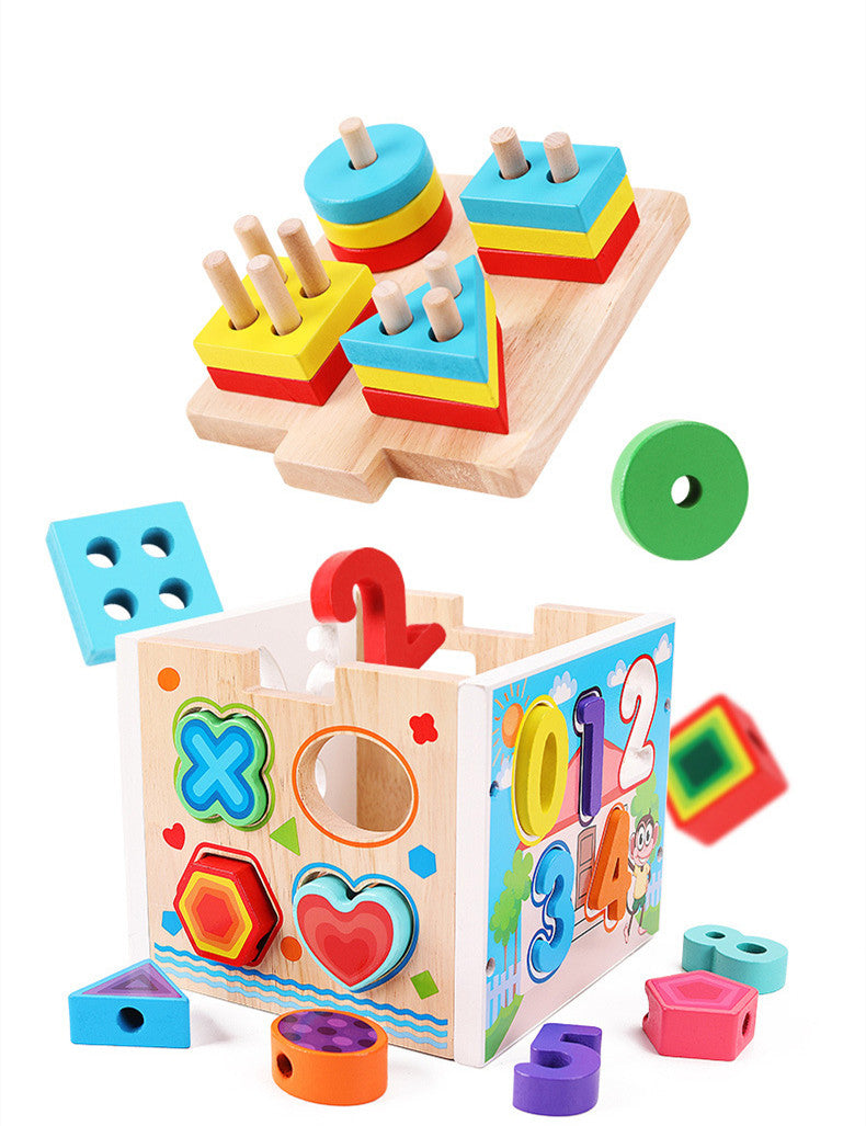 Baby Puzzle Wooden Shape Matching Toy