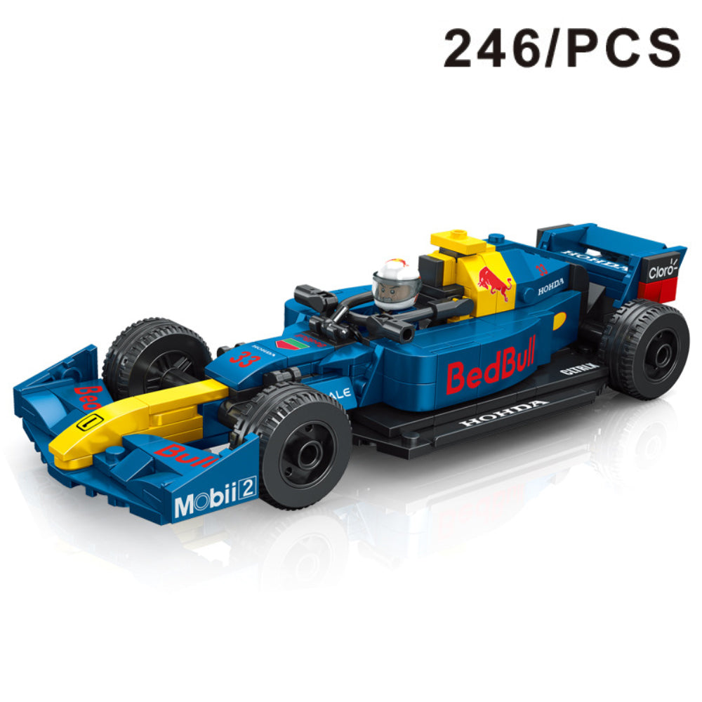 Formula Building Blocks Racing F1 Assembled Sports Car Model Toys