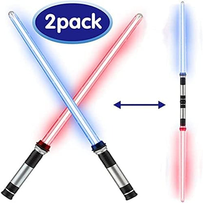 Lightsaber Kids - 2 Pack - LED Light Up Saber With Sound