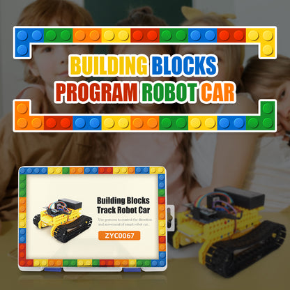 Tank Graphical Programming C DIY Smart Robot Car For CH340