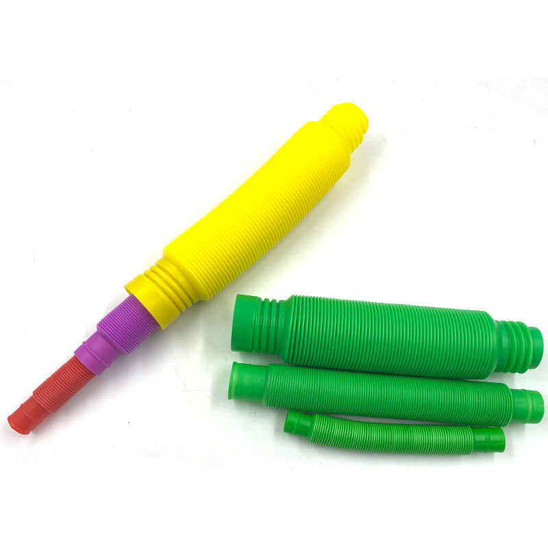 Colorful Plastic Tube Coil Children's Creative Magical Toy Circle