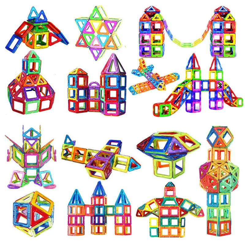 Magnetic Building Blocks DIY Magnets Toys For Kids Designer