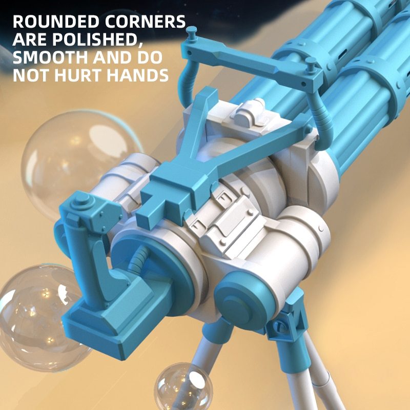 Super Big Double-Tube Bubble Gun Machine Outdoor Blowing Soap