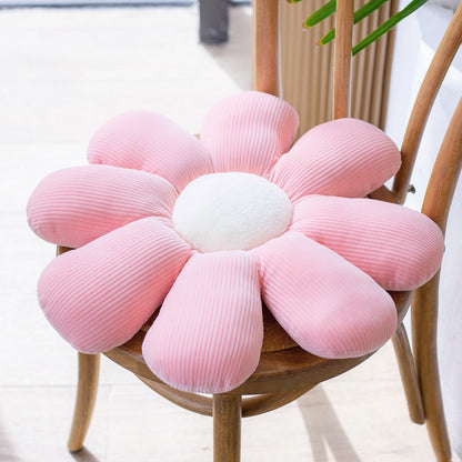 Small Daisy Flower Throw Pillow Cushion Floor Chair Cushion