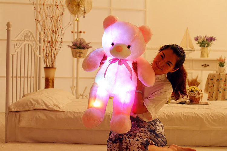 Creative Light Up LED Teddy Bear Stuffed Animals Plush Toy