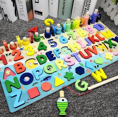 Children 3D Alphabet Number Puzzle Baby Digital Letter