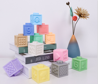 Soft building blocks, relief blocks