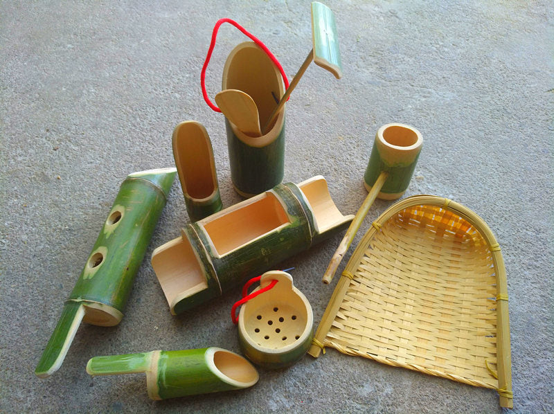 Bamboo tube toys, bamboo products, children''s sand water toys