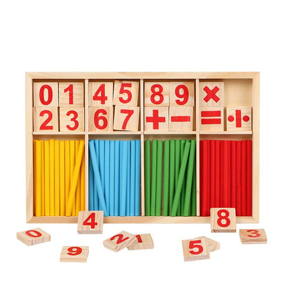 Wooden Montessori early education math toys