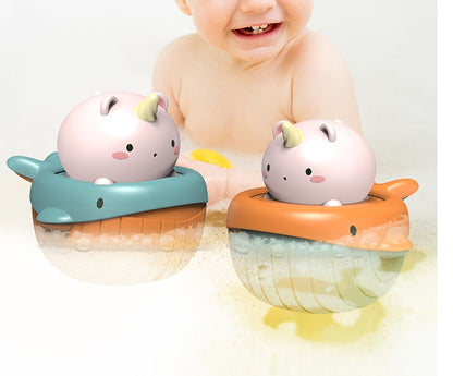 Baby Bathing Swimming On The Chain Little Turtle Playing In Water Toys