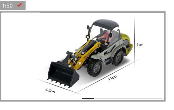 Alloy 1 50 Forklift Loader Bulldozer Engineering Car Toys