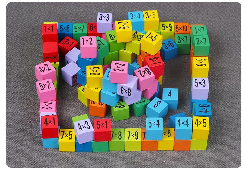 Wooden Montessori Multiplication Table