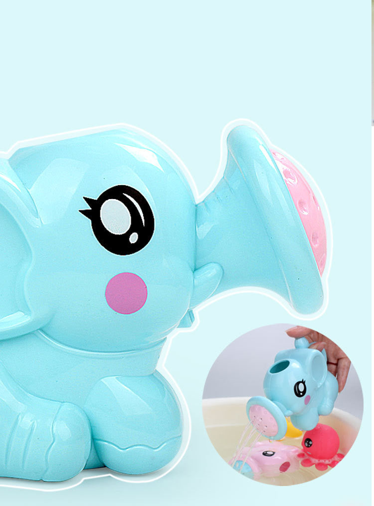 Baby Bath Toys Lovely Plastic Elephant Shape Water Spray