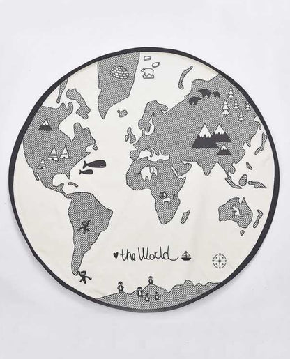 World Map Play Mats Funny Cartoon Newborn baby Carpet