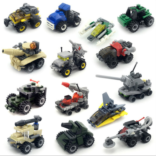 Assembling Building Blocks Combination Boys Military Educational Toys For Children