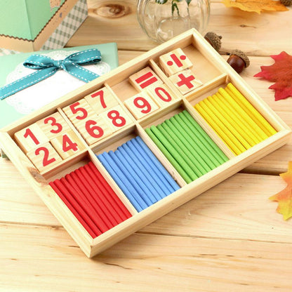 Math Manipulatives Wooden Counting Sticks Intelligence Math