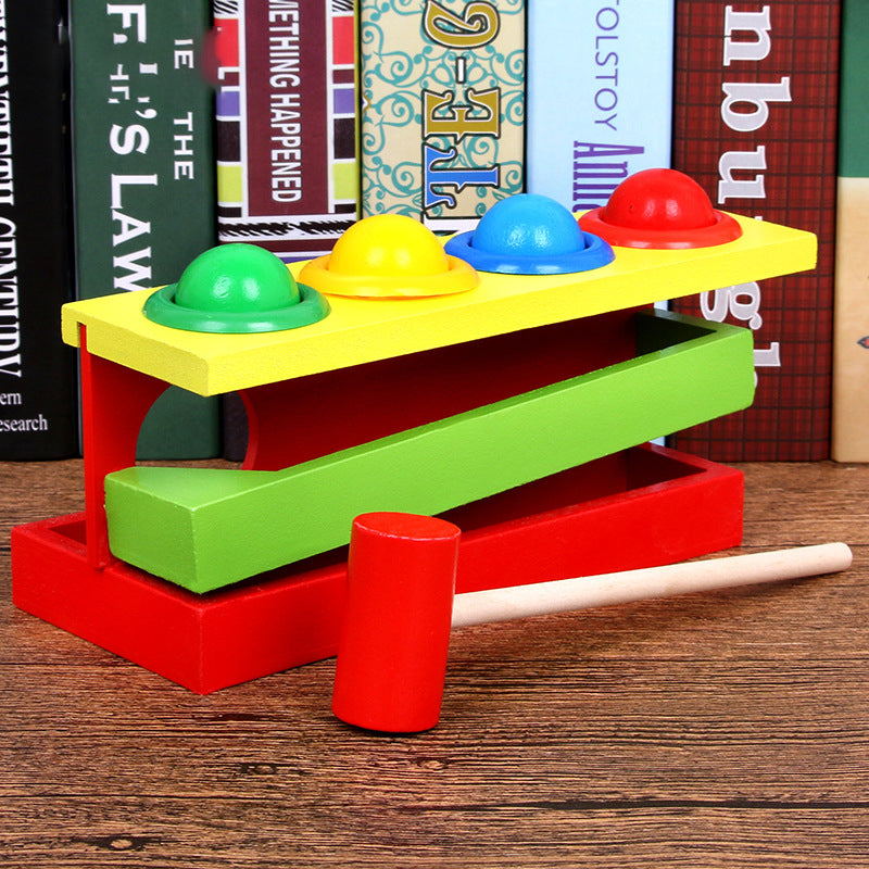 Children's wooden percussion toys