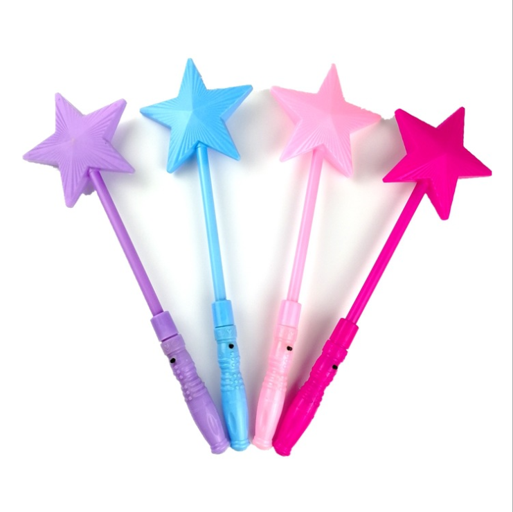 Children Illuminated Toys Five-pointed Star Stick Stars