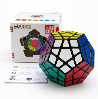 3rd Order Stickerless Dodecahedron Speed Cubes Brain Teaser Twist Puzzle Toy