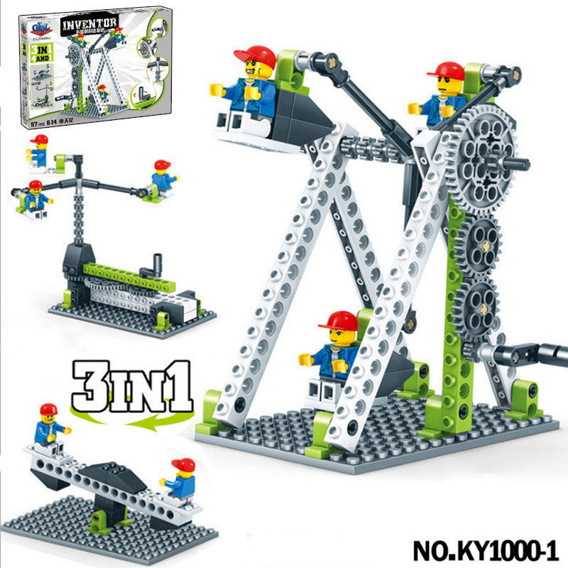 Children's educational building block toys