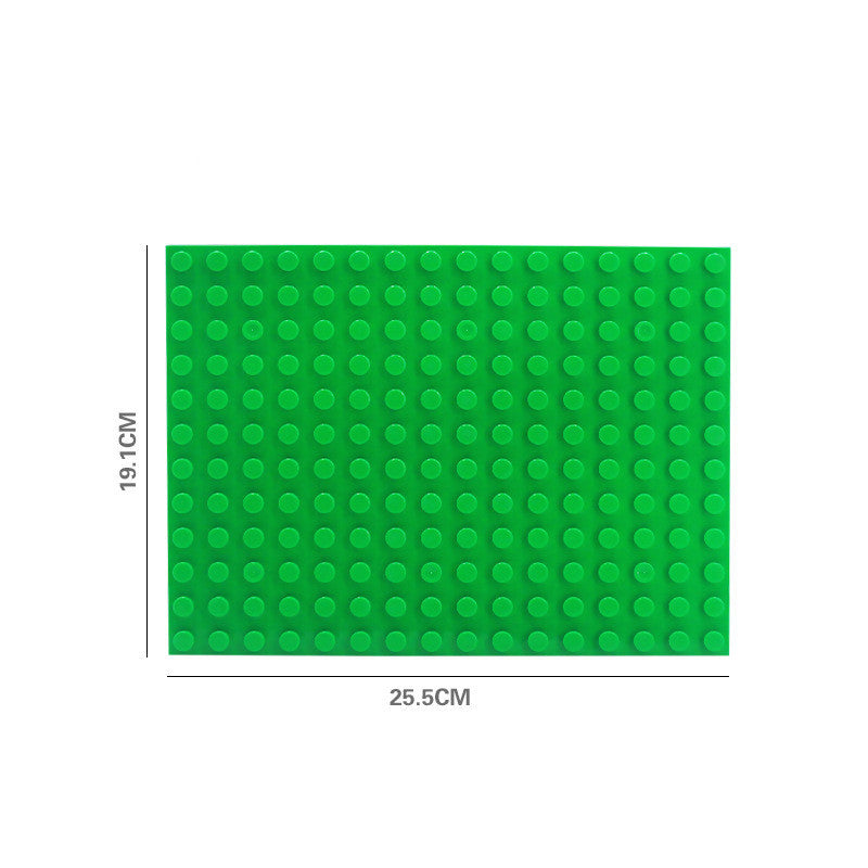 Large particle building block bottom plate 12X6 particles