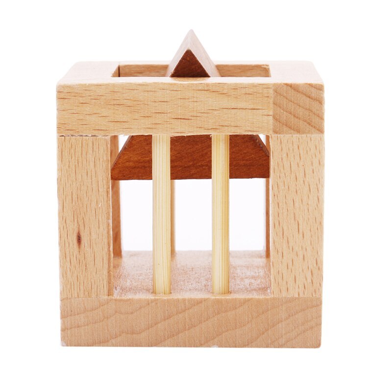 Wooden educational toys Kongming lock