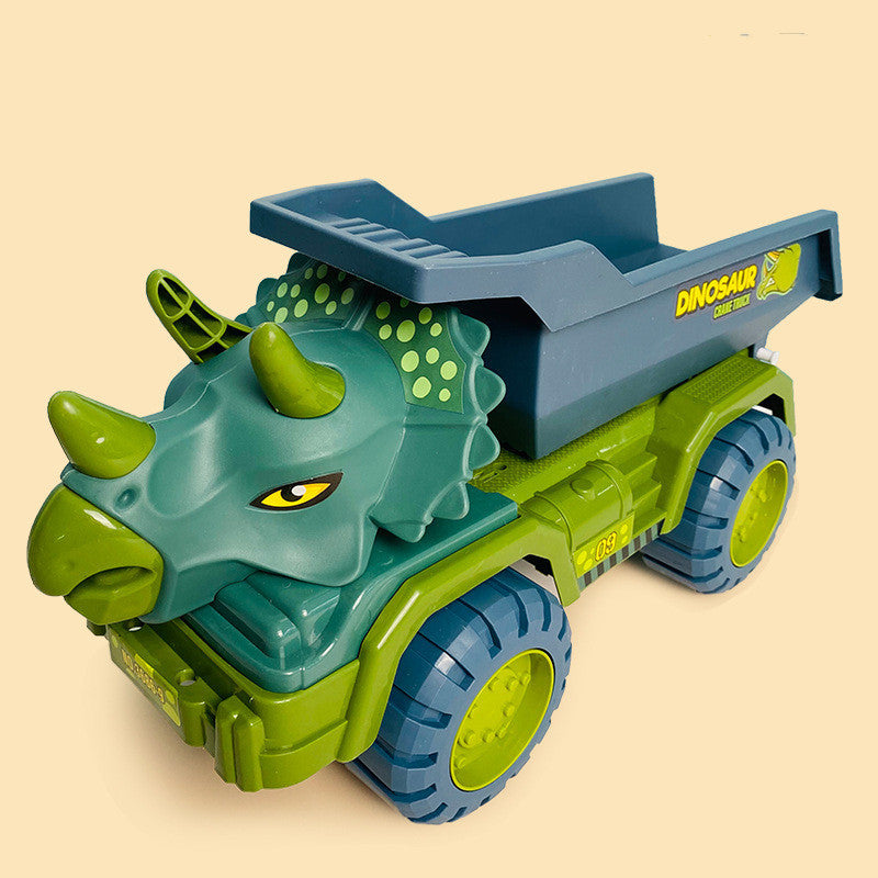 Children's Toy Car Dinosaur Engineering Vehicle Digging Transport Truck