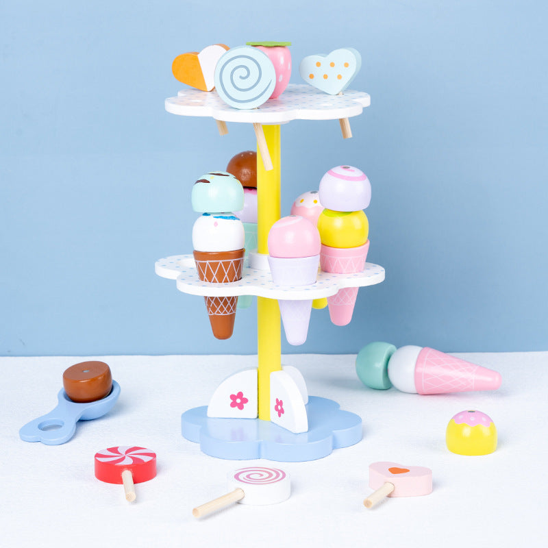 Ice Cream Dessert Cake Stand Simulation Play House Toys