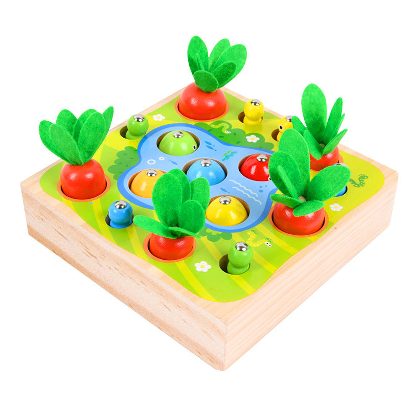 Children's Wooden Magnetic Fishing Educational Toy