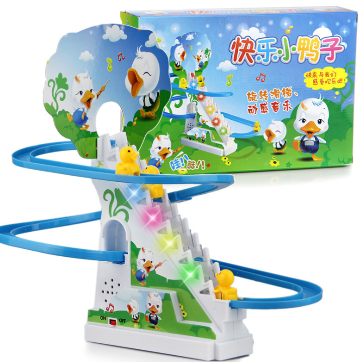 Penguin or Ducks climb stairs track Children's Classic