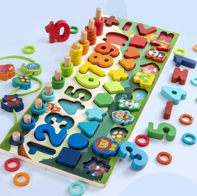 Children 3D Alphabet Number Puzzle Baby Digital Letter