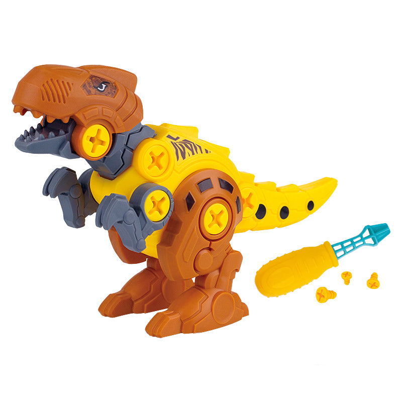 DIY Disassembly Assembly Dinosaur Toy Set Screw Nut