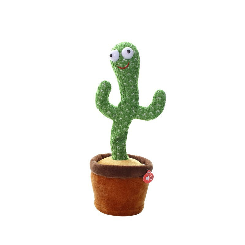 Dancing Cactus Funny Early Childhood Education Electronic Shake Cute Plush Toy