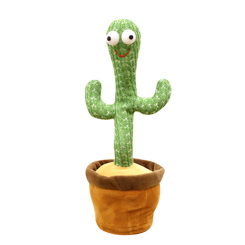 Dancing Cactus Funny Early Childhood Education Electronic Shake Cute Plush Toy