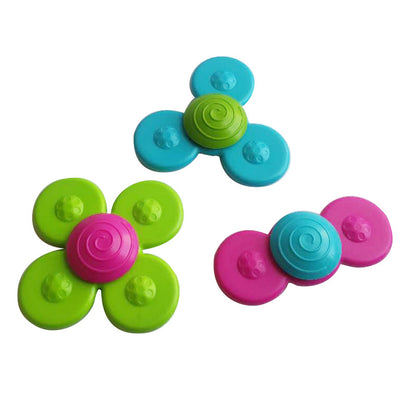 Kids Gyro Insect Sucker Spinner Rattle Bathroom Bath Toys
