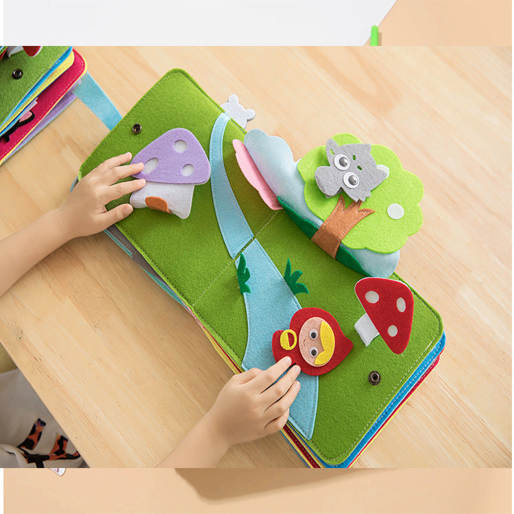 Children's Baby Cloth Book Part 2 Cloth Book Rainbow Cloth Book