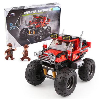 Jeep Assembling Building Blocks Boy All-Terrain Off-Road Toys