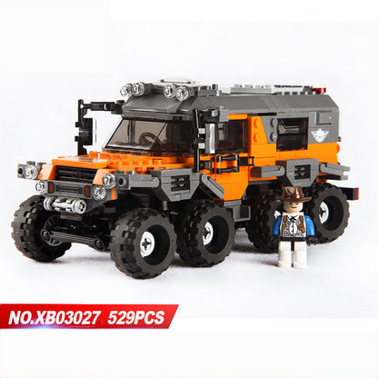 Jeep Assembling Building Blocks Boy All-Terrain Off-Road Toys