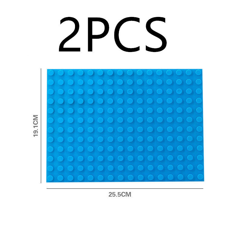 Large particle building block bottom plate 12X6 particles