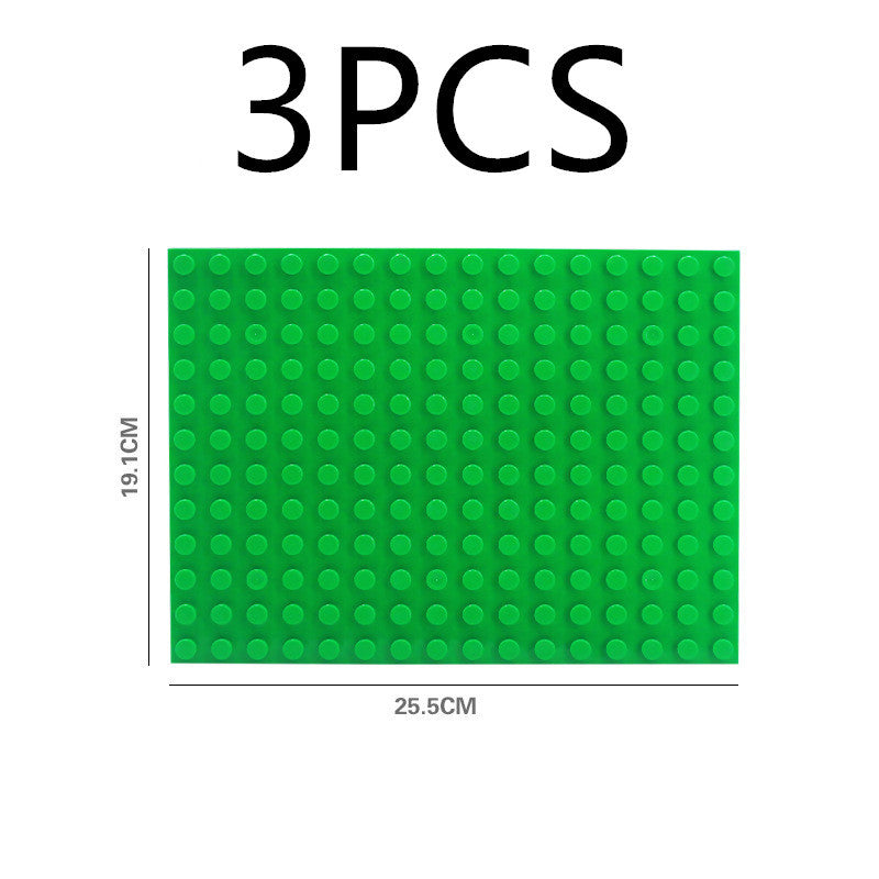 Large particle building block bottom plate 12X6 particles