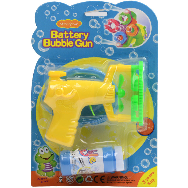 Electric Automatic Bubble Blower Maker Machine Gun Toys