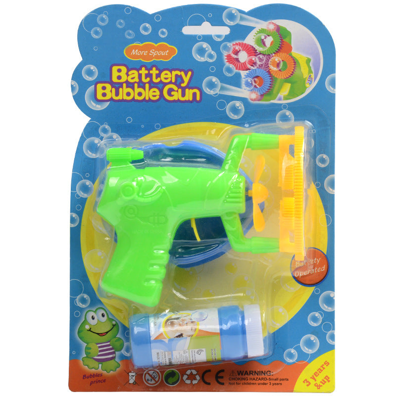 Electric Automatic Bubble Blower Maker Machine Gun Toys